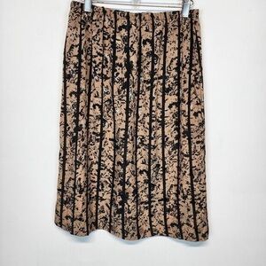 Elegant Tan and Black Women's Skirt